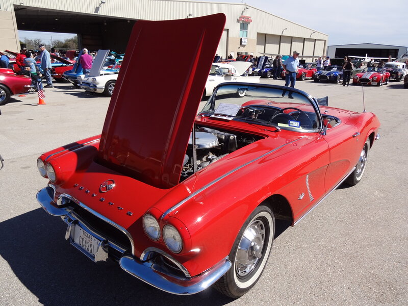 Red Corvette Convertible — Outdoor, Afternoon