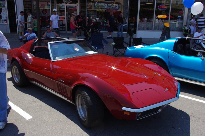 Red Corvette Convertible — Outdoor