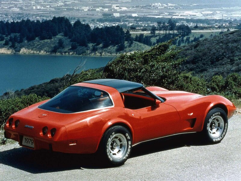 Red Corvette Convertible — Serene, Afternoon