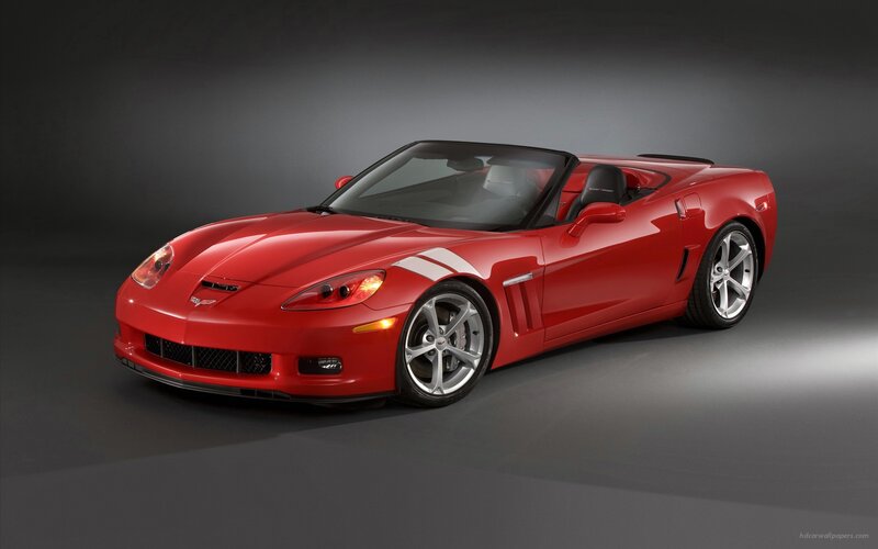 red corvette convertible sports car