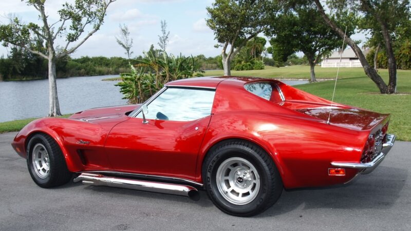 Red Corvette Coupe