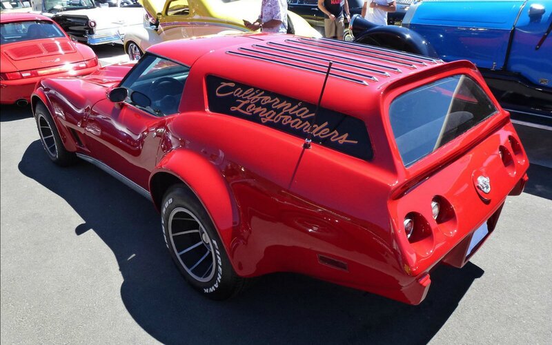 Red Corvette Station Wagon