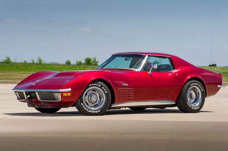 Red Corvette Stingray — Calm, Afternoon, Photograph, Car