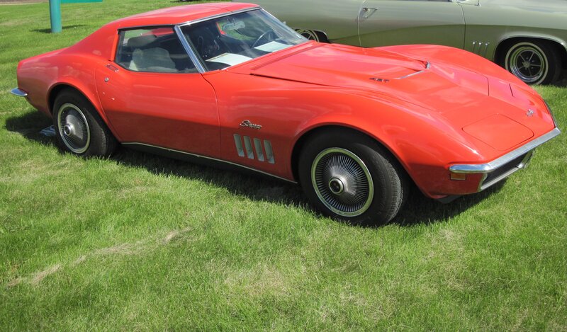 Red Corvette Stingray — Calm, Afternoon, Photograph