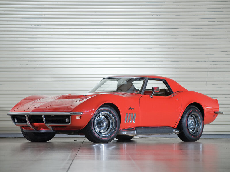 Red Corvette Stingray — Neutral, Photograph, Car