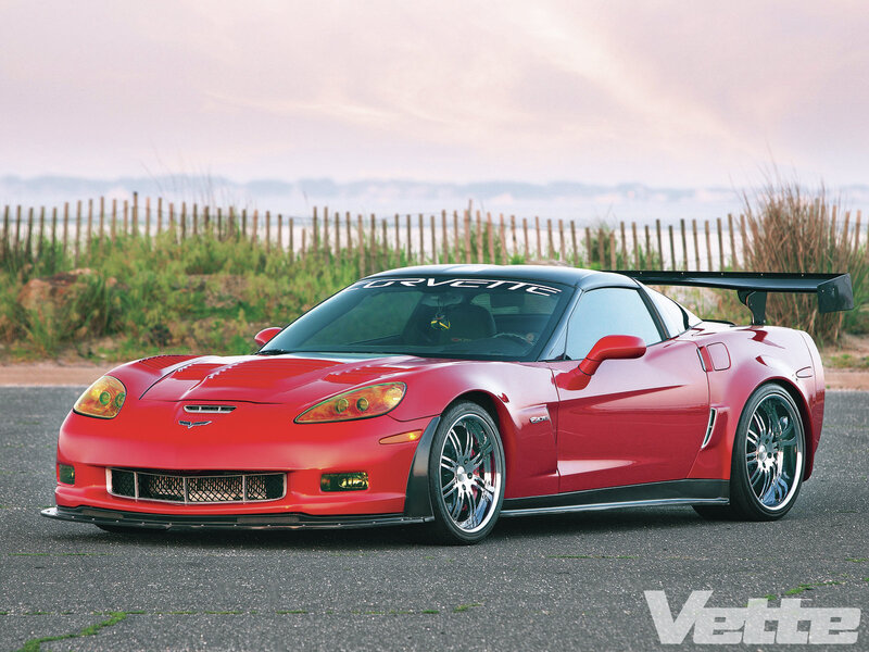 Red Corvette Z06 — Serene