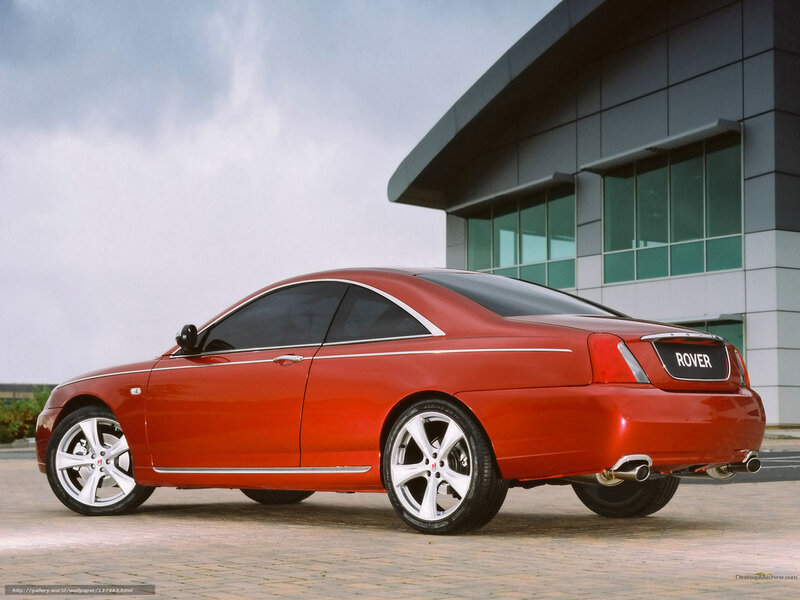 Red Coupe Car — Dramatic