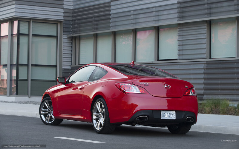 Red Coupe Car — Modern, Afternoon