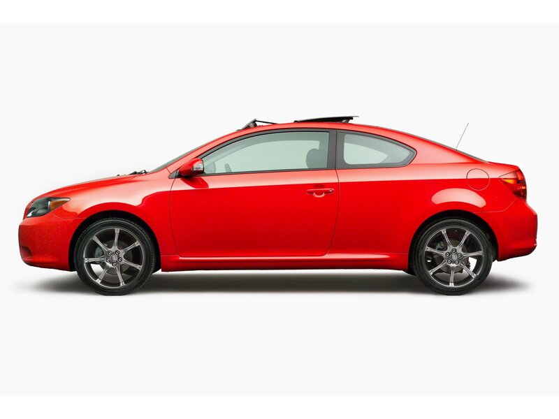 Red Coupe Car — Neutral, Photograph