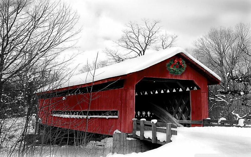 Red Covered Bridge — Serene