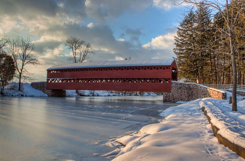 Red Covered Bridge
