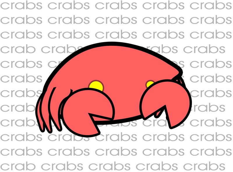 Red Crab Illustration