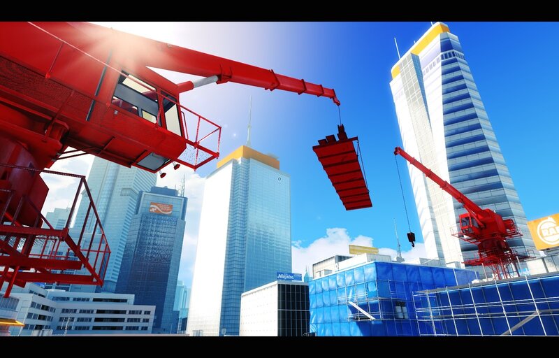 Red Crane Lifting Beam