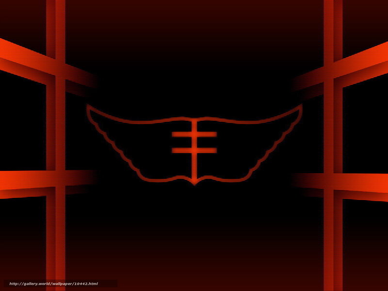 Red cross design with wings