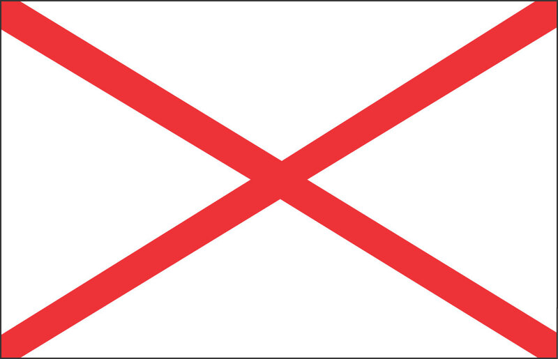 Red Cross on White