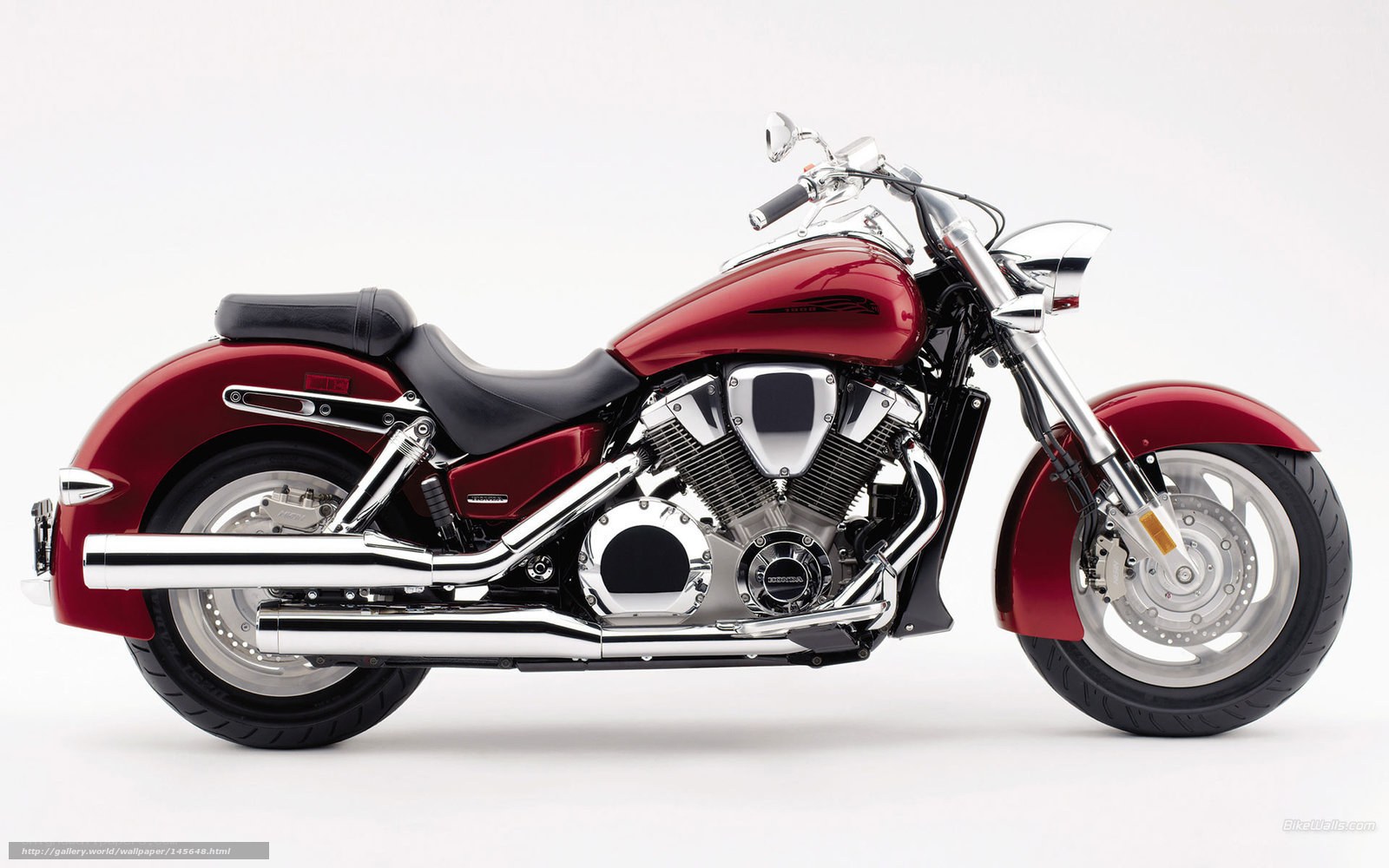 red cruiser motorcycle