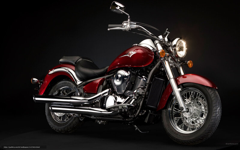 Red Cruiser Motorcycle — Dramatic, Photograph