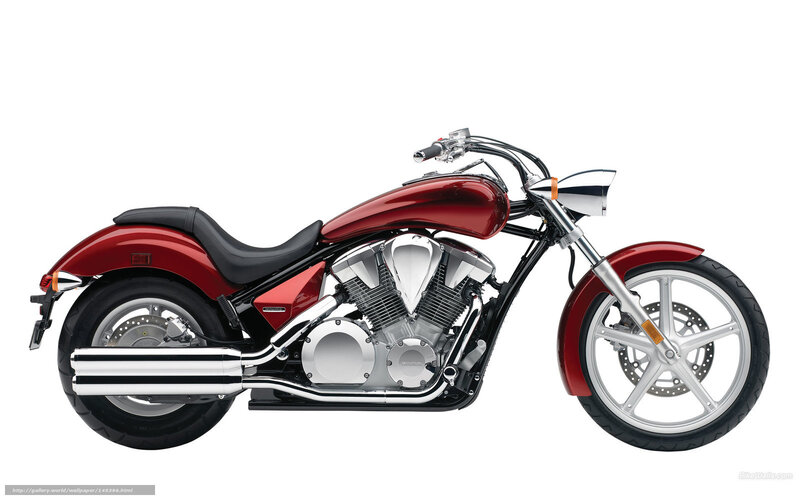 Red Cruiser Motorcycle — Neutral, Photograph, Seat, Engine, Exhaust