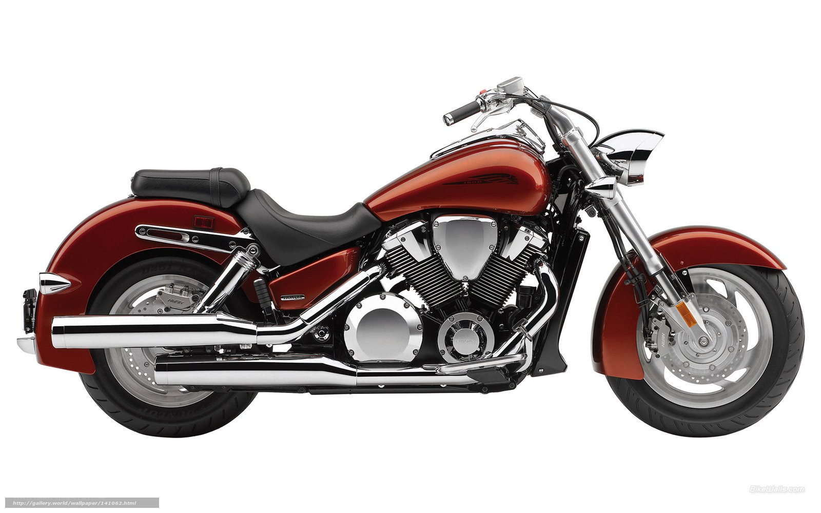 red cruiser motorcycle
