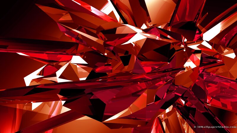 Red crystal explosion