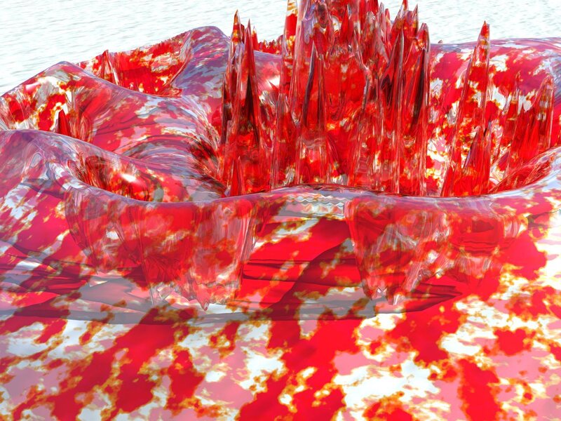 Red crystalline formation
