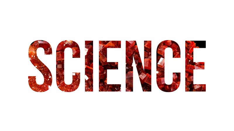 Red Crystals in Text