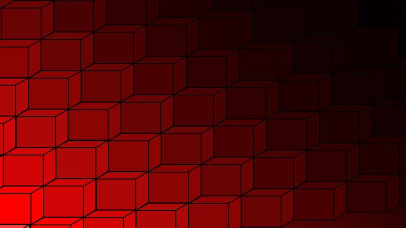 Red cube pattern background