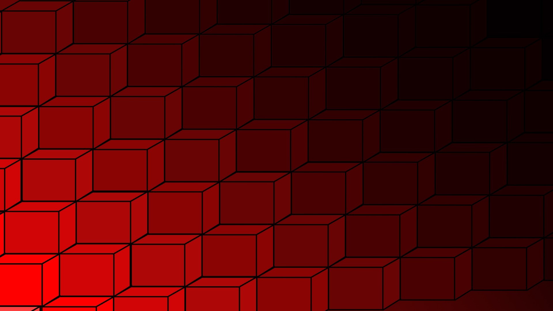 Red cube pattern background