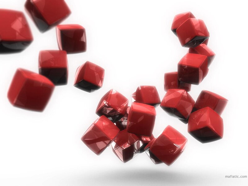 Red Cubes in Motion — Dynamic