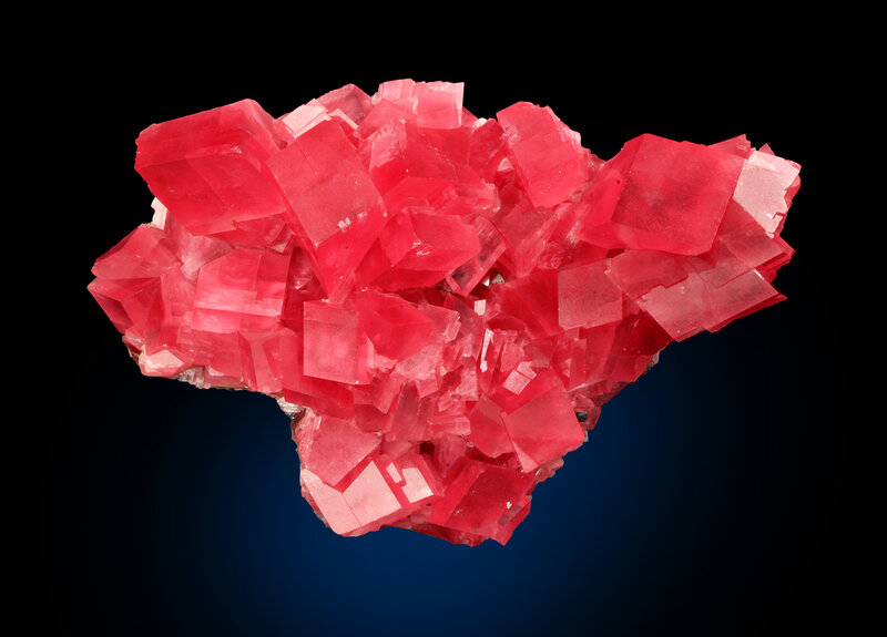 Red Cubic Crystals