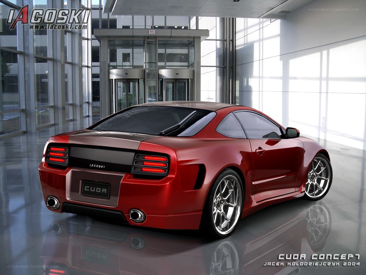 Red Cuda Concept Car