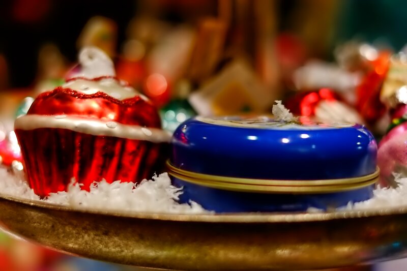 Red Cupcake Ornament