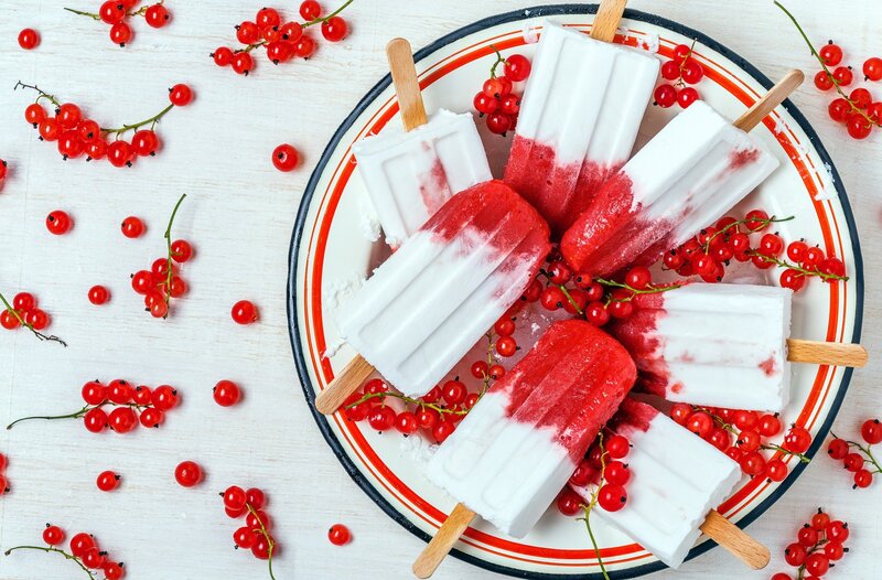 Red Currant Popsicles