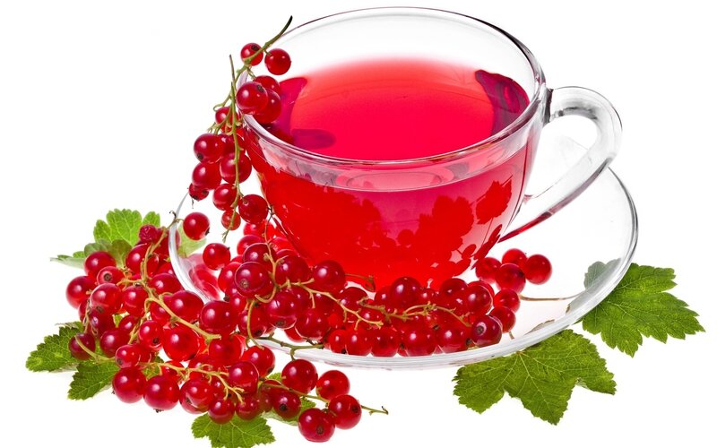 Red Currant Tea — Fresh, Photograph