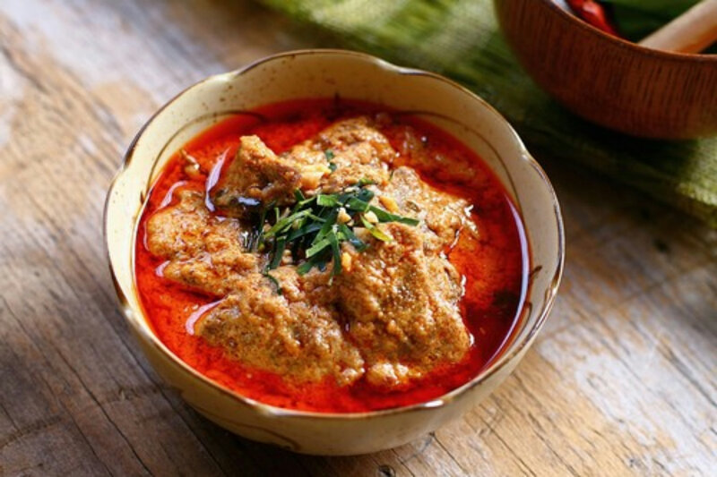 Red Curry in a Bowl