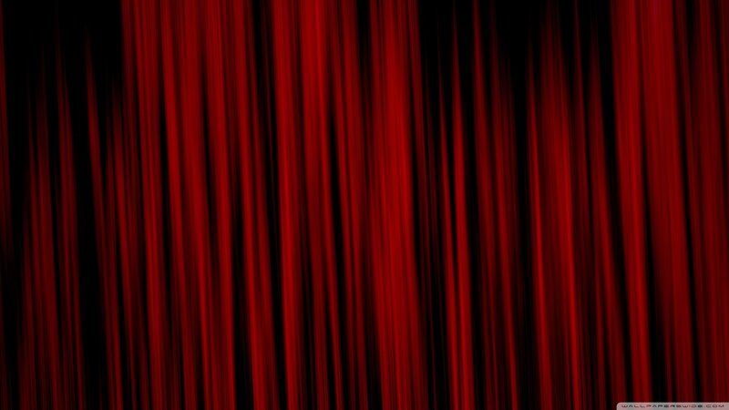 Red Curtain Fabric