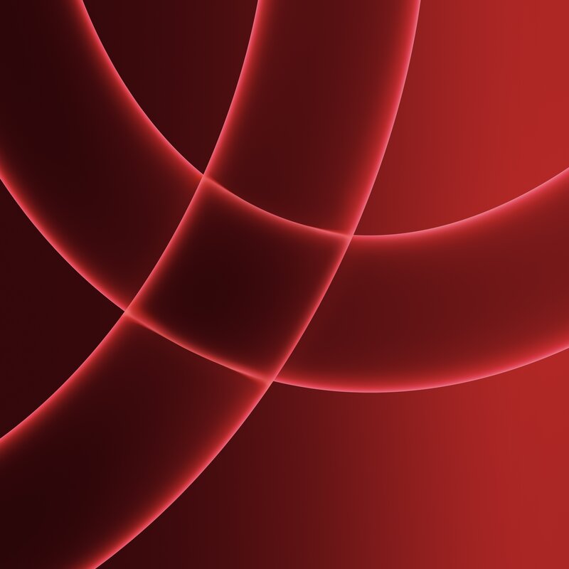 Red Curved Lines — Calm