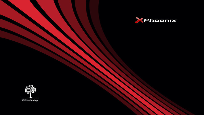 Red Curved Lines on Black — Dynamic