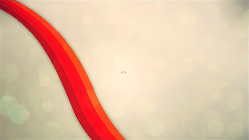 Red curved lines on soft background