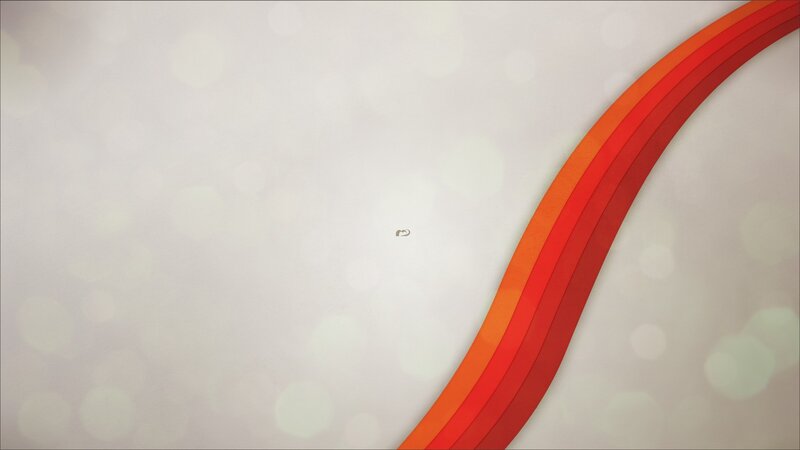 Red Curved Stripes