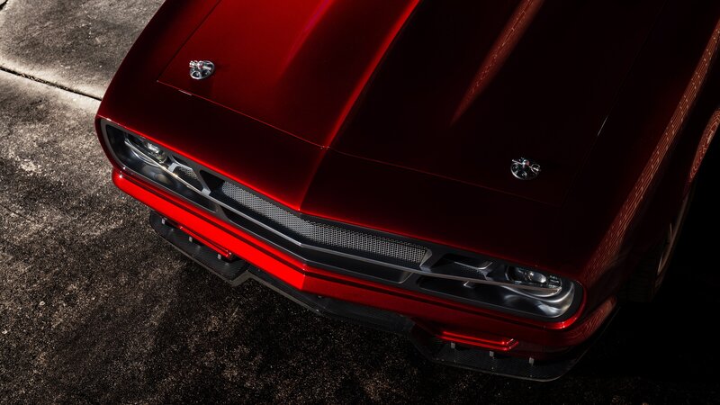 Red Custom Car Front