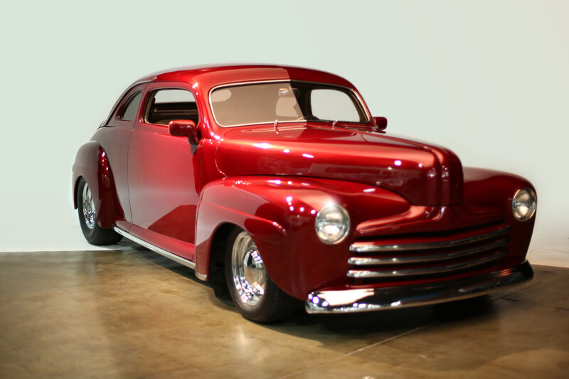 Red Custom Car — Neutral, Photograph