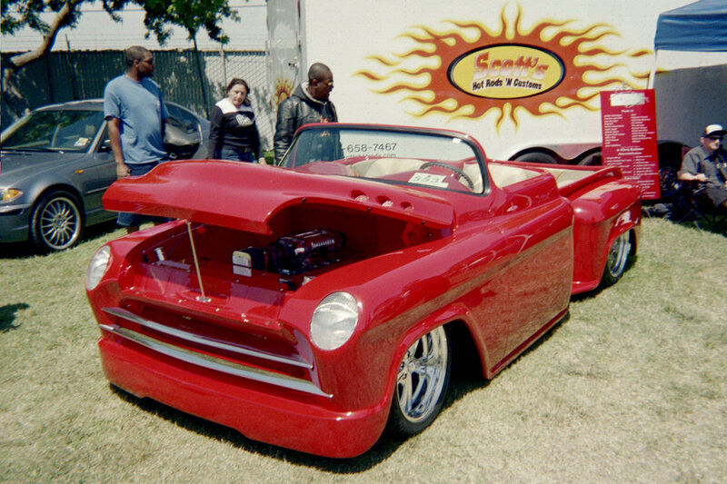 Red Custom Car — Outdoor