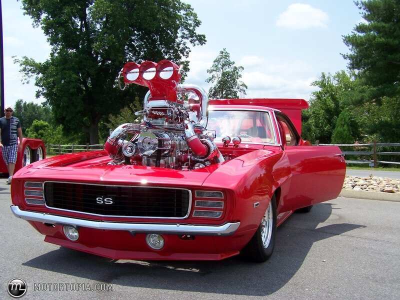 Red Custom Car — Showcasing
