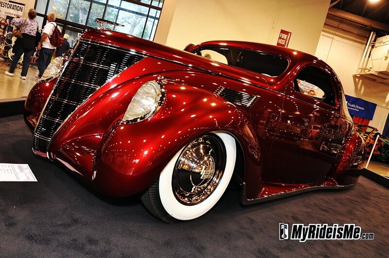 Red Custom Car — Showroom