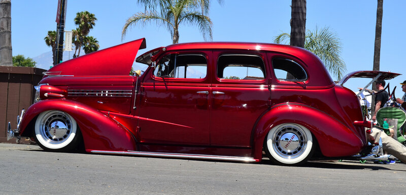 Red Custom Car — Sunny