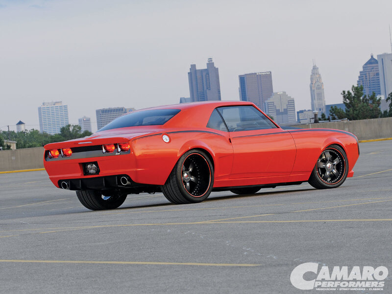 Red Custom Car — Urban