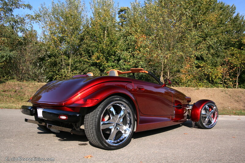Red Custom Convertible Car