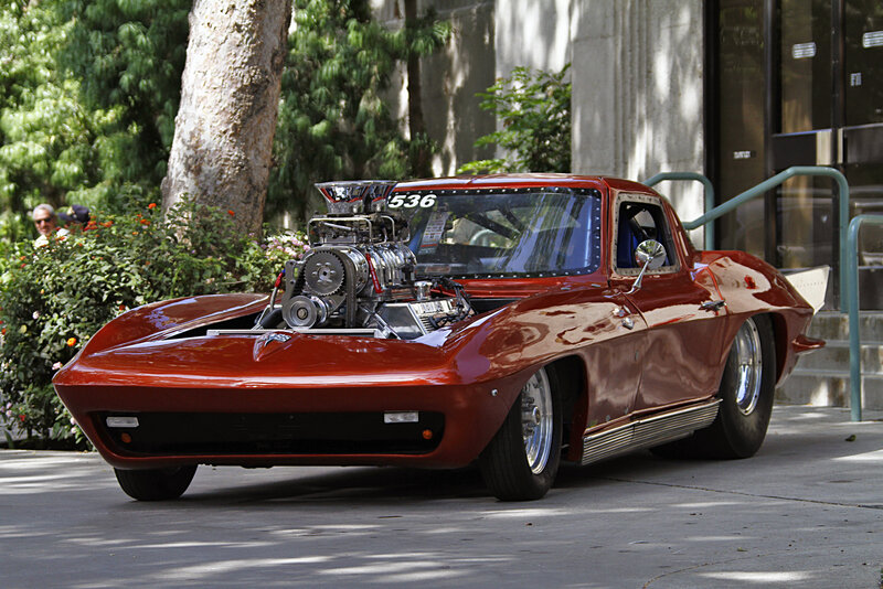 Red Custom Corvette — Calm