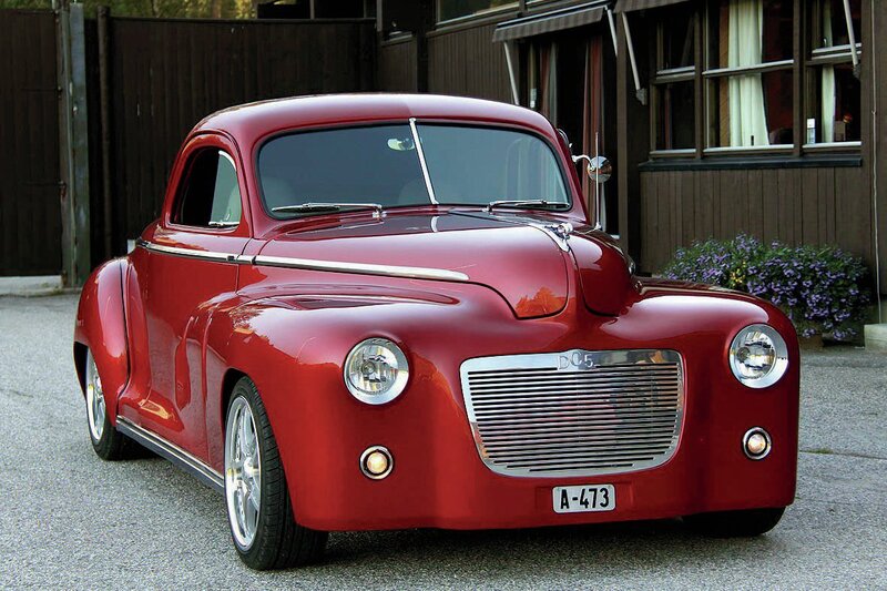 Red Custom Coupe Car — Calm